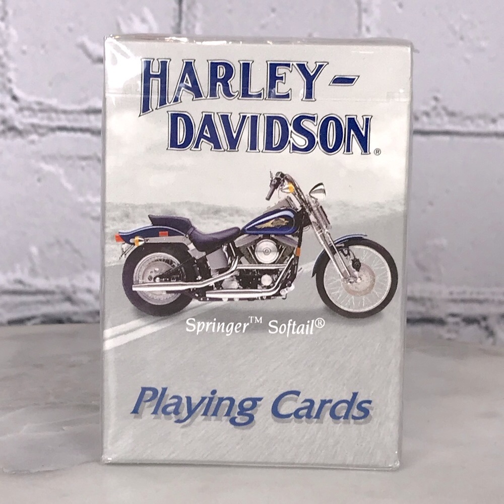 Harley-Davidson Motorcycles New 2001 Vintage Standard Playing Cards Made In USA